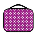 Purple And White Polka Dot Pattern Print Classic Bible Case