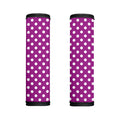 Purple And White Polka Dot Pattern Print Handle Covers