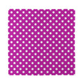 Purple And White Polka Dot Pattern Print Silk Bandana
