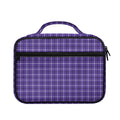 Purple And White Tattersall Print Briefcase Bible Bag