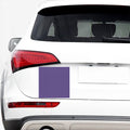 Purple And White Tattersall Print Car Sticker