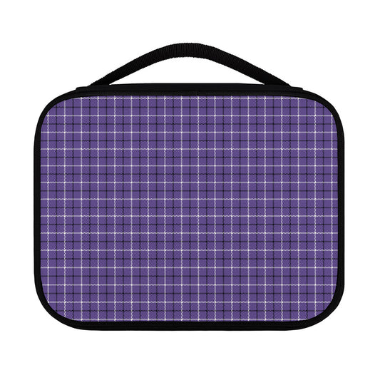 Purple And White Tattersall Print Classic Bible Case