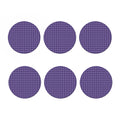 Purple And White Tattersall Print Coaster Set
