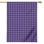 Purple And White Tattersall Print House Flag