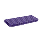 Purple And White Tattersall Print Piano Keyboard Cover