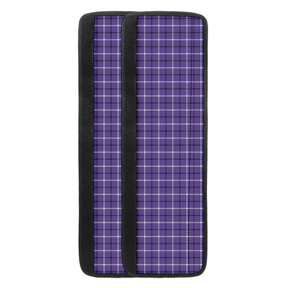 Purple And White Tattersall Print Refrigerator Handle Covers