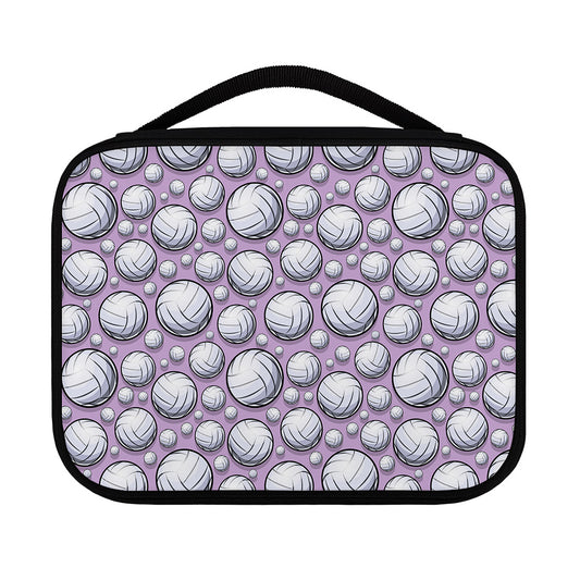 Purple And White Volleyball Print Classic Bible Case