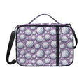 Purple And White Volleyball Print Shoulder Strap Bible Bag
