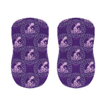 Purple Aquarius Zodiac Pattern Print Bar Stool Covers