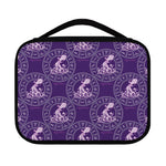Purple Aquarius Zodiac Pattern Print Classic Bible Case