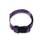 Purple Aquarius Zodiac Pattern Print Dog Collar