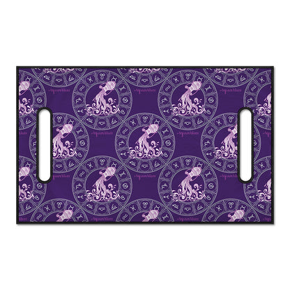 Purple Aquarius Zodiac Pattern Print Golf Cart Seat Cover