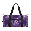 Purple Aquarius Zodiac Pattern Print Gym Bag