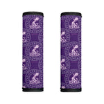 Purple Aquarius Zodiac Pattern Print Handle Covers