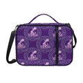 Purple Aquarius Zodiac Pattern Print Shoulder Strap Bible Bag