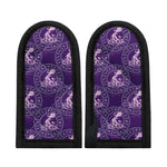 Purple Aquarius Zodiac Pattern Print Skillet Handle Cover