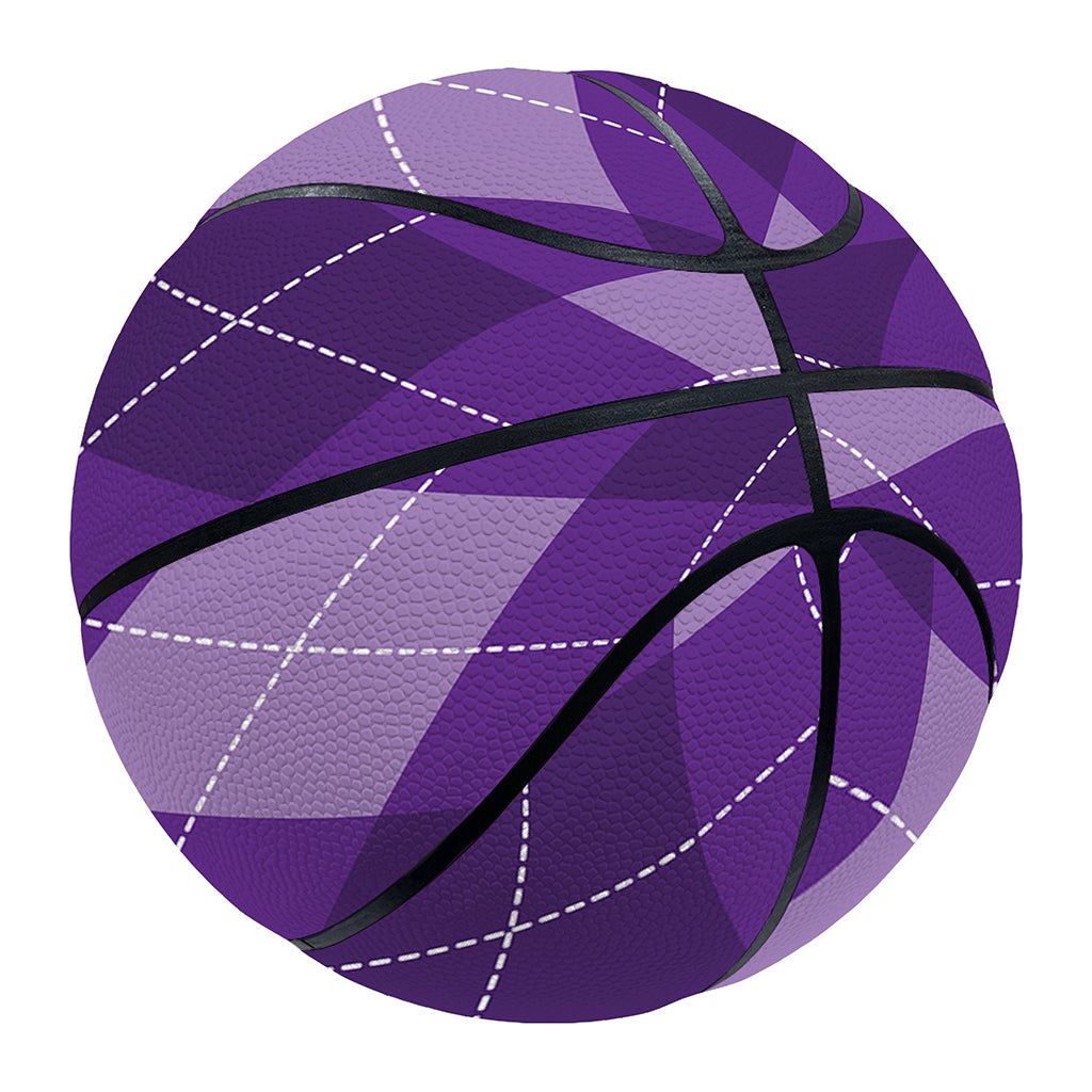 Purple Argyle Pattern Print Basketball