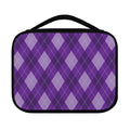 Purple Argyle Pattern Print Classic Bible Case