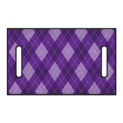 Purple Argyle Pattern Print Golf Cart Seat Cover