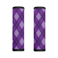 Purple Argyle Pattern Print Handle Covers
