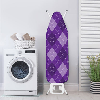 Purple Argyle Pattern Print Ironing Board Cover