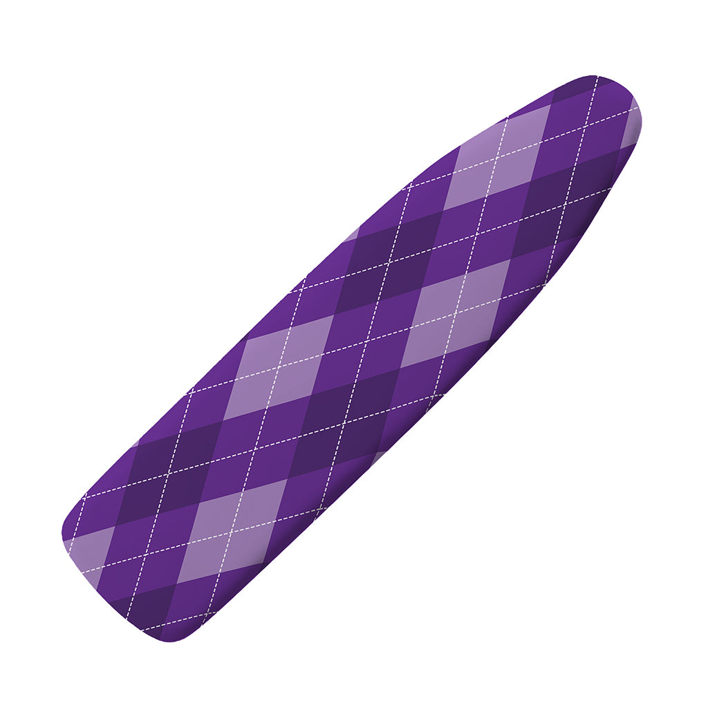 Purple Argyle Pattern Print Ironing Board Cover