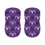 Purple Aries Zodiac Pattern Print Bar Stool Covers