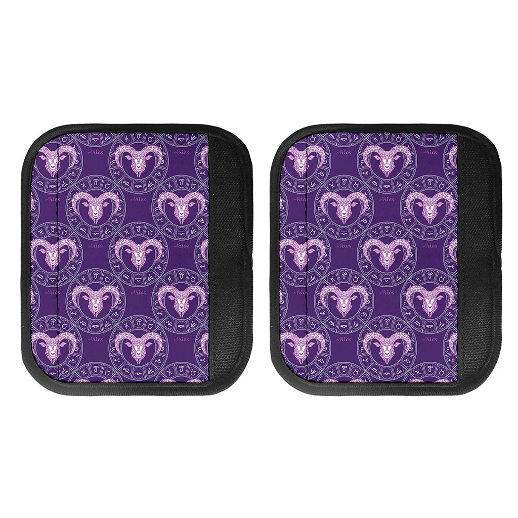 Purple Aries Zodiac Pattern Print Handle Covers