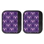 Purple Aries Zodiac Pattern Print Handle Covers