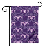 Purple Aries Zodiac Pattern Print House Flag