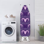 Purple Aries Zodiac Pattern Print Ironing Board Cover