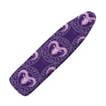 Purple Aries Zodiac Pattern Print Ironing Board Cover