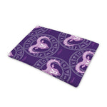 Purple Aries Zodiac Pattern Print Pet Cooling Mat Cover