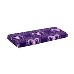 Purple Aries Zodiac Pattern Print Piano Keyboard Cover