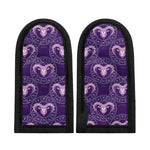 Purple Aries Zodiac Pattern Print Skillet Handle Cover