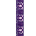 Purple Aries Zodiac Pattern Print Table Runner