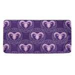 Purple Aries Zodiac Pattern Print Towel
