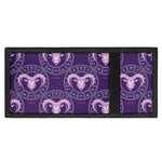 Purple Aries Zodiac Pattern Print Trifold Wallet