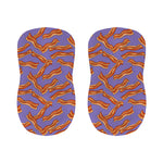 Purple Bacon Pattern Print Bar Stool Covers