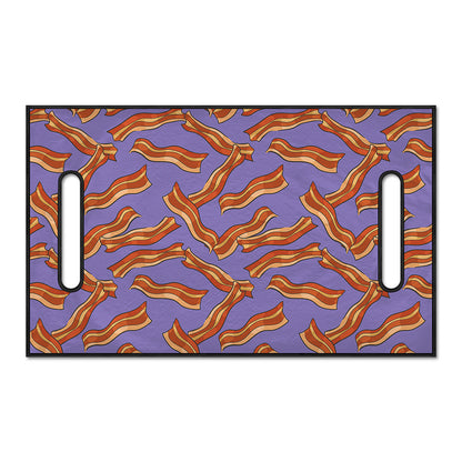 Purple Bacon Pattern Print Golf Cart Seat Cover