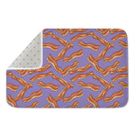 Purple Bacon Pattern Print Indoor Door Mat