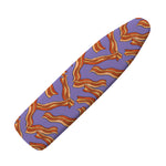 Purple Bacon Pattern Print Ironing Board Cover