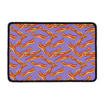 Purple Bacon Pattern Print Kitchen Mat