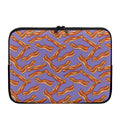 Purple Bacon Pattern Print Laptop Sleeve
