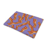 Purple Bacon Pattern Print Pet Cooling Mat Cover