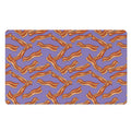 Purple Bacon Pattern Print Polyester Doormat