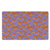 Purple Bacon Pattern Print Polyester Doormat