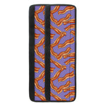 Purple Bacon Pattern Print Refrigerator Handle Covers