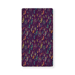 Purple Bohemian Dream Catcher Print Baby Crib Sheet