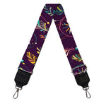 Purple Bohemian Dream Catcher Print Bag Strap